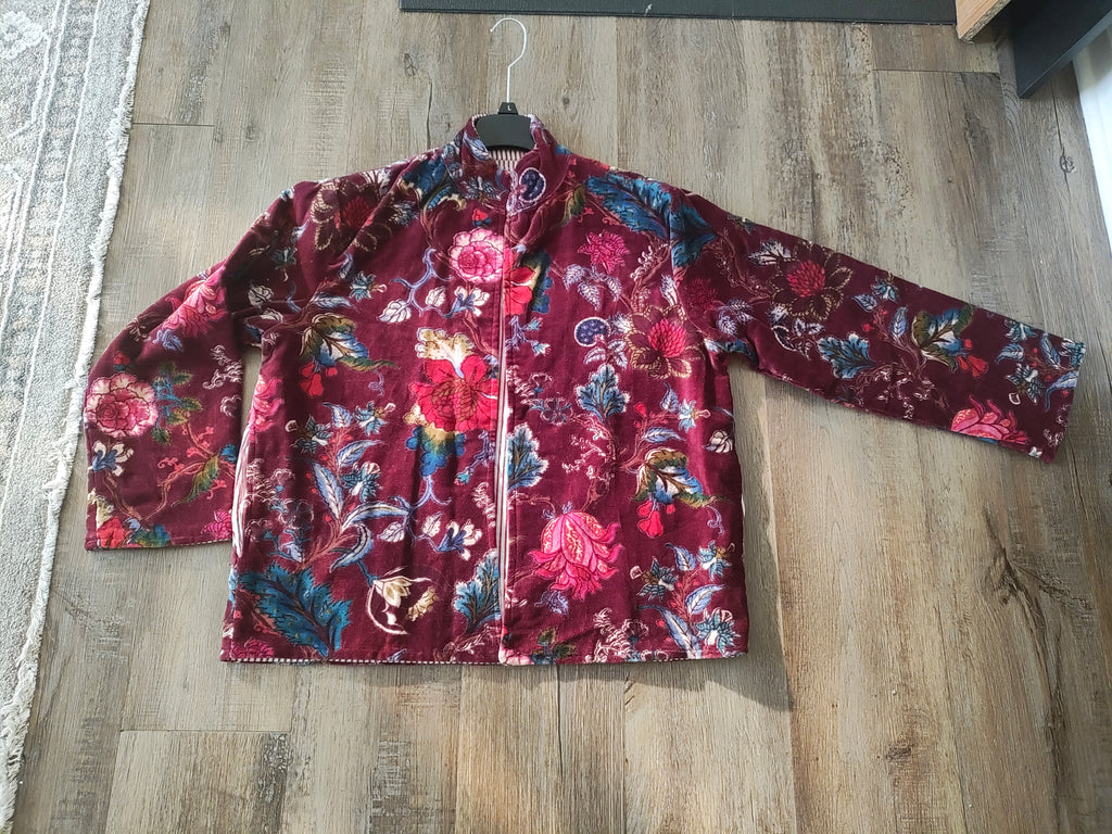 The Botanical Jacket in Velvet
