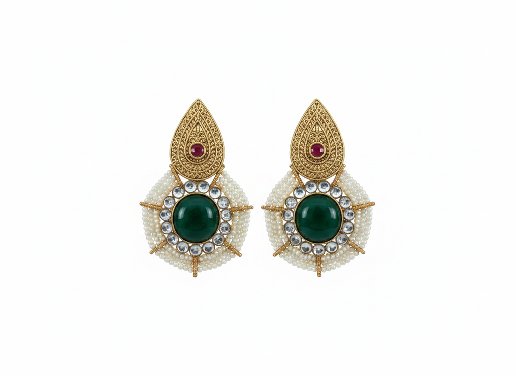Premium Gold Stud Earrings