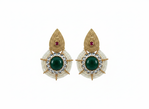 Premium Gold Stud Earrings