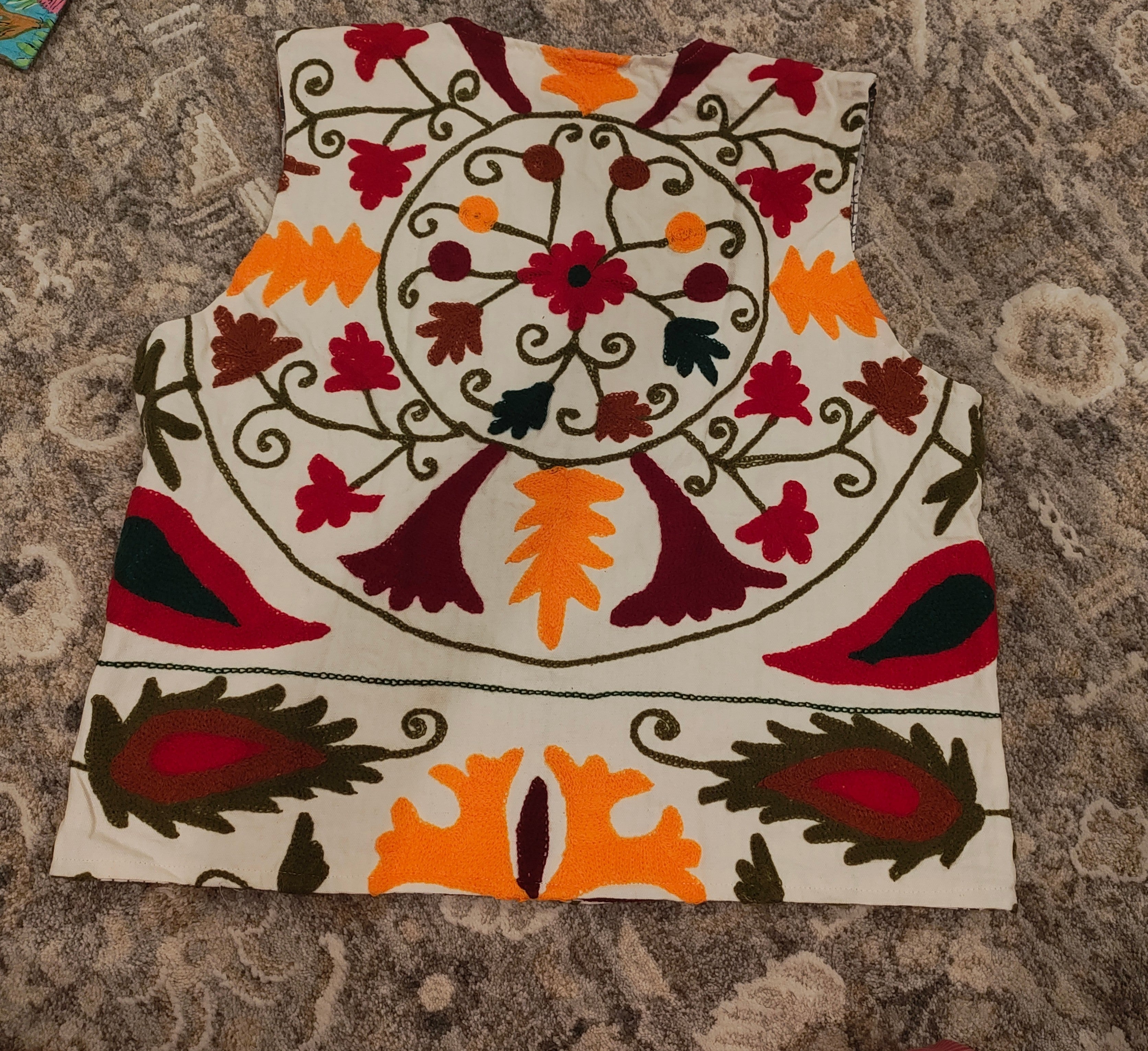 Handcrafted Cotton Embroidered Jacket
