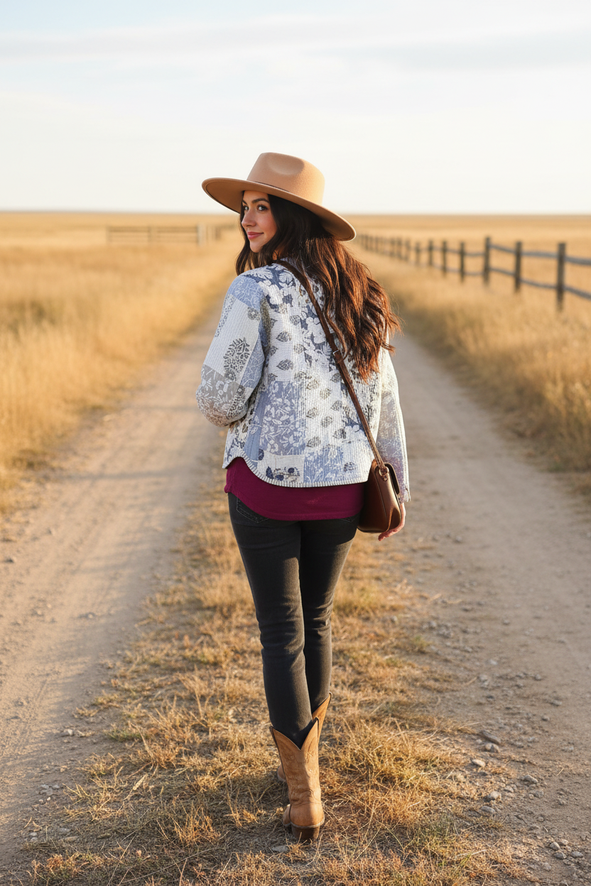 Quilted Patchwork Jacket