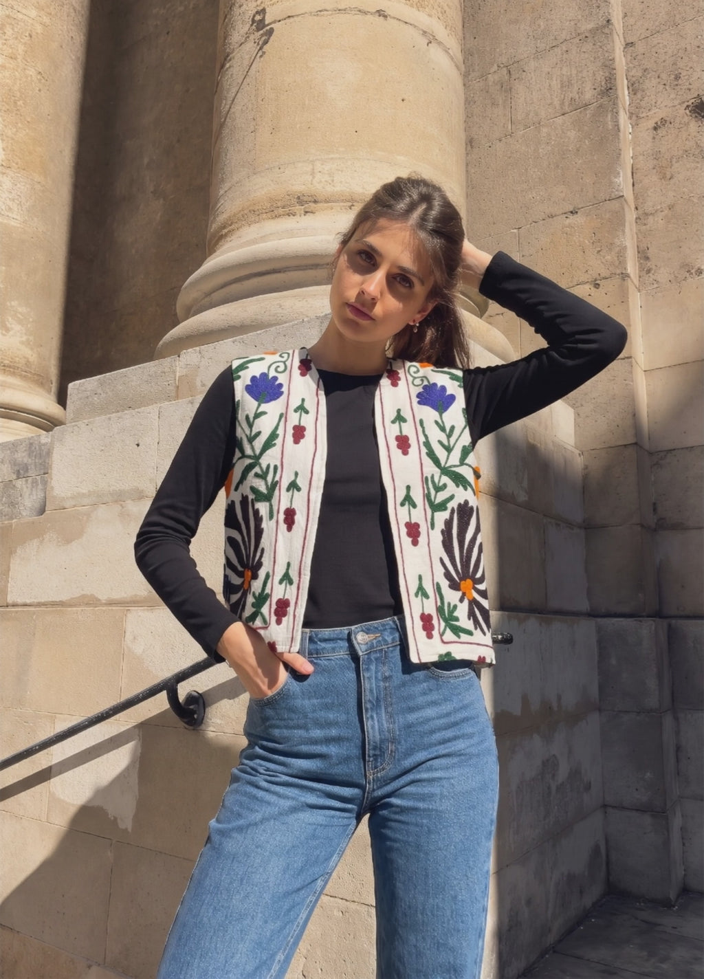 Handcrafted Cotton Embroidered Jacket