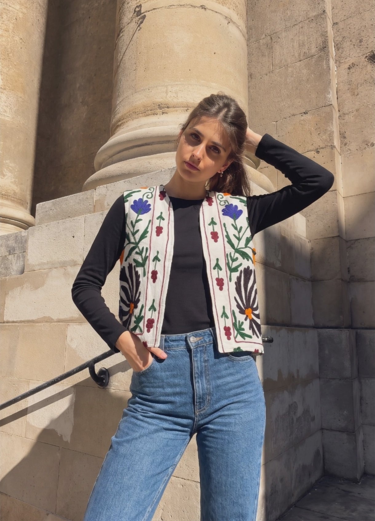 Handcrafted Cotton Embroidered Jacket