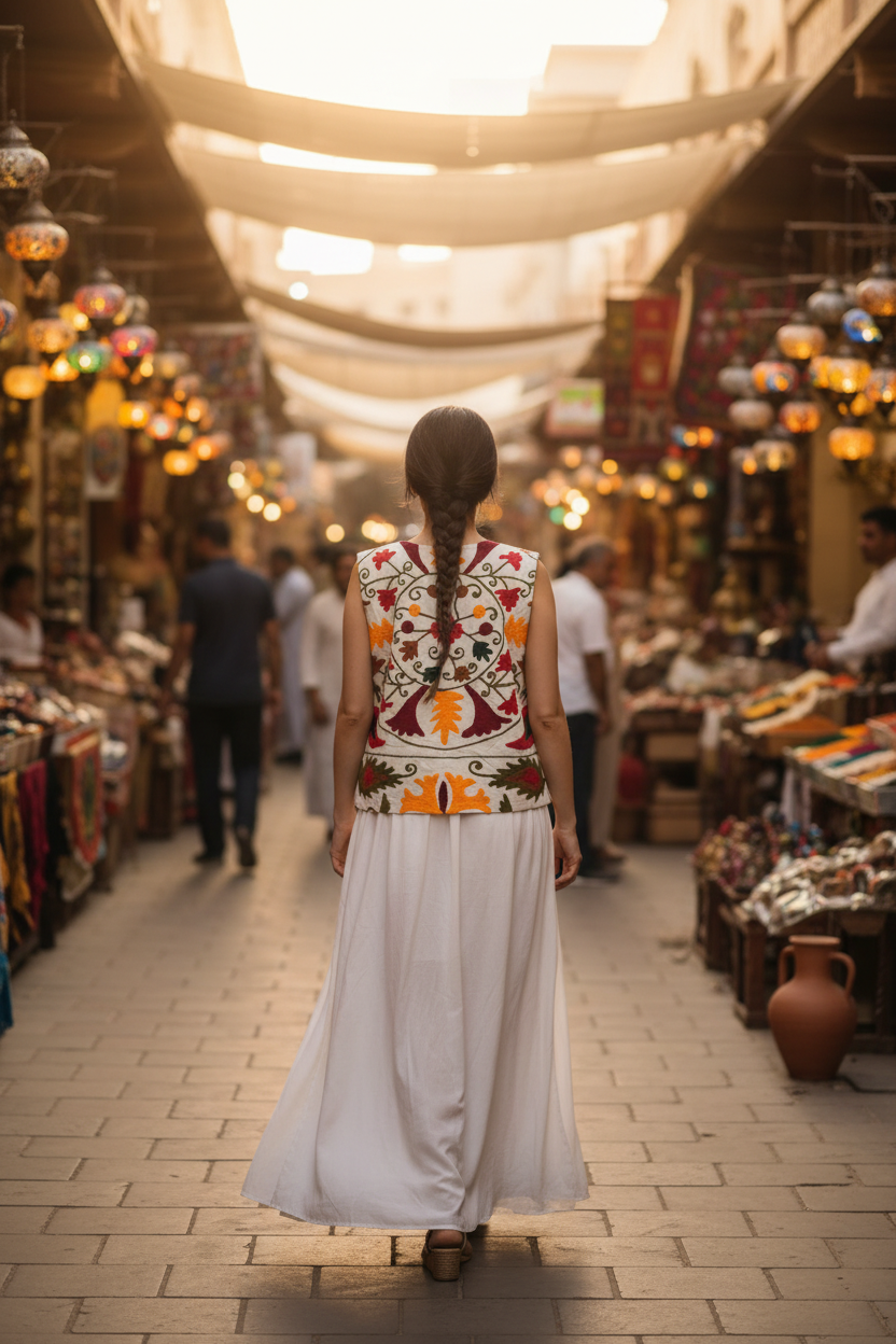 Handcrafted Cotton Embroidered Jacket
