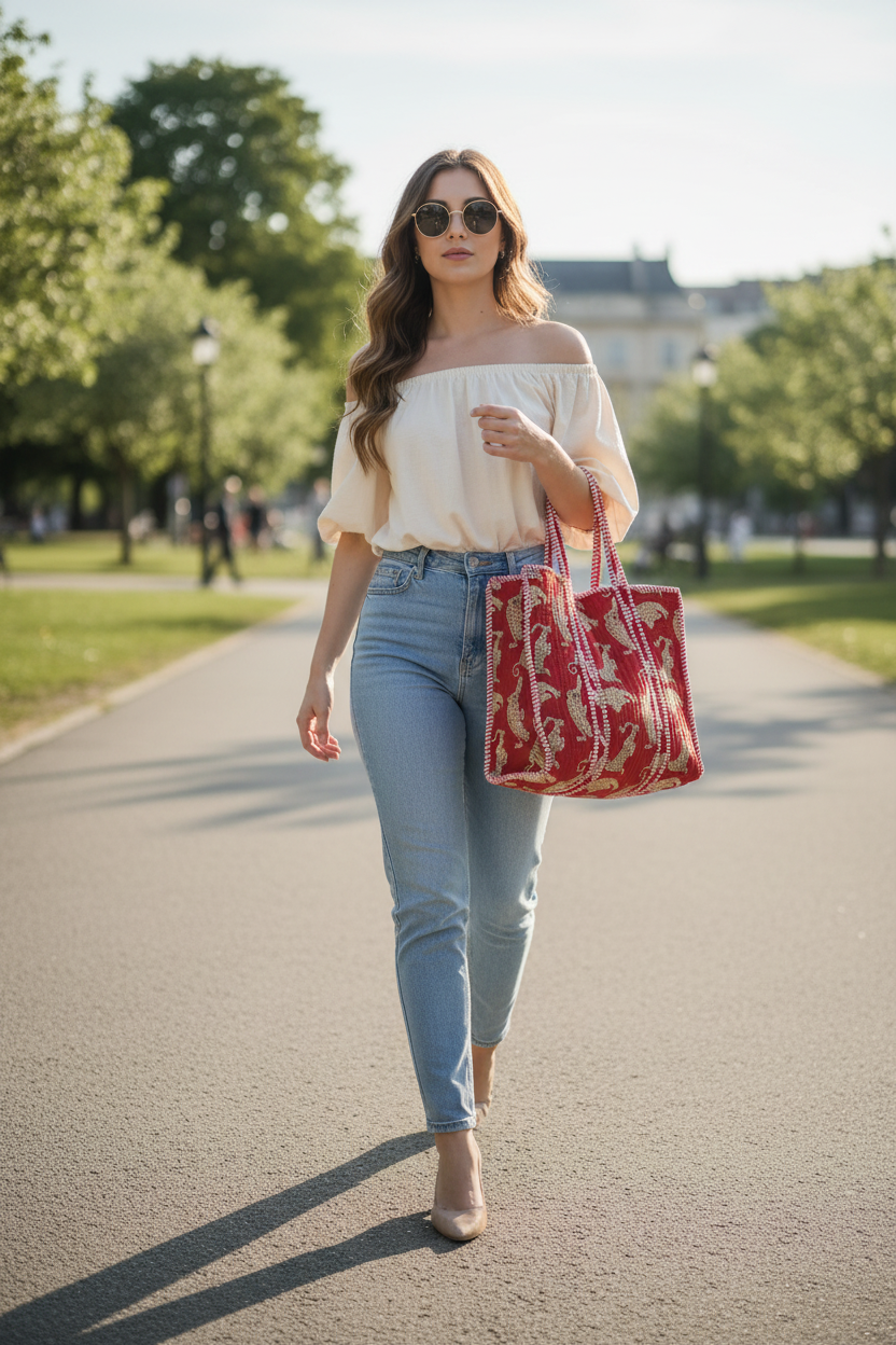 Tiger Tote Summer Lifestyle Shot